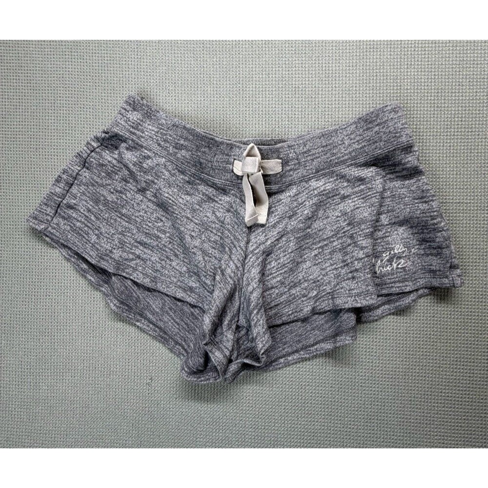 Gilly Hicks Gray Lounge Shorts Women’s Drawstring Soft Casual Y2K - Small